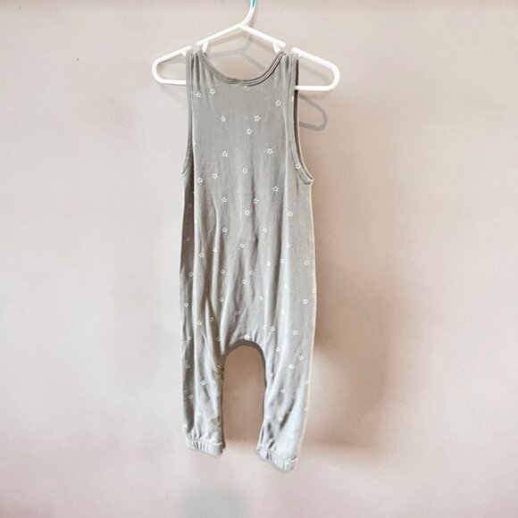 Q by Quincy‎ Mae NEW Star Sage Green Jumpsuit- Size 18-24m - Picture 3 of 5